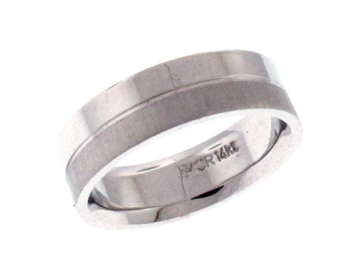 14kt White Gold Wedding Band