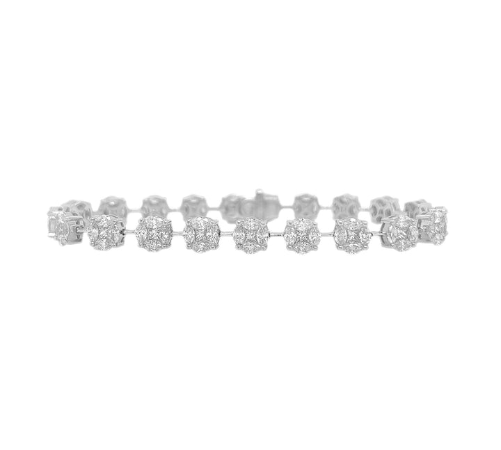 18kt White Gold Diamond Bracelet