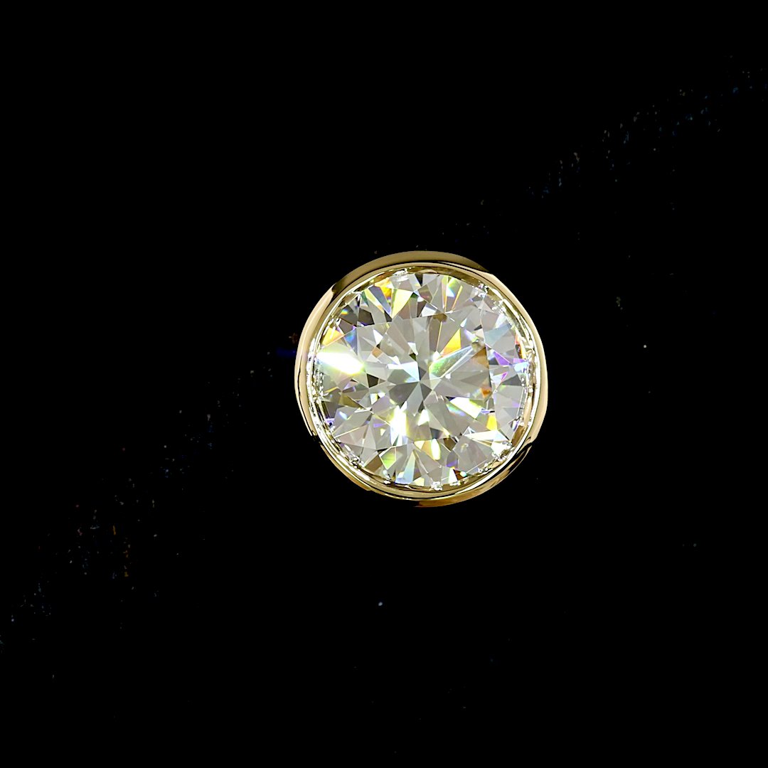14kt Yellow Gold Lab Diamond Studs