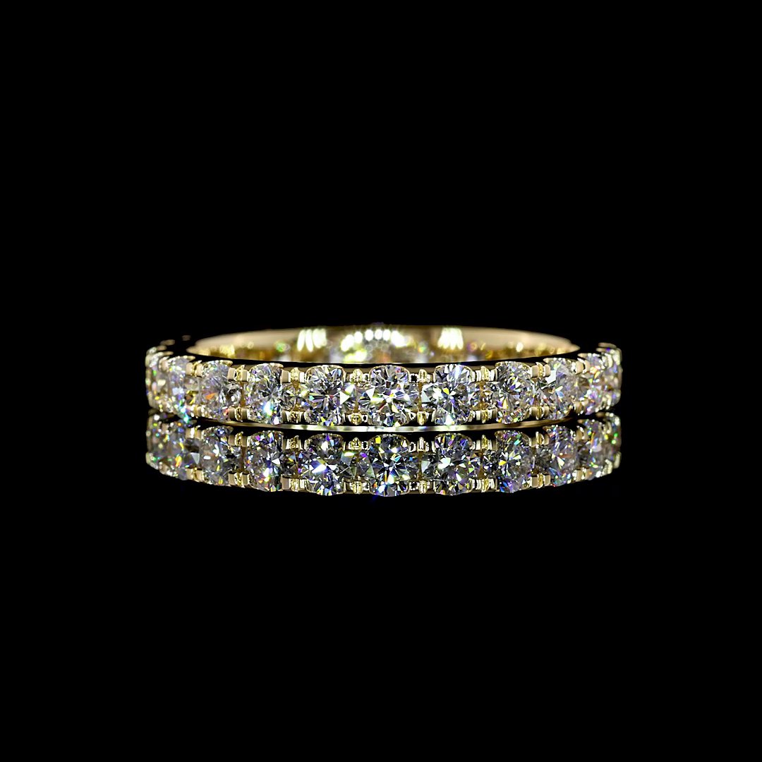 14kt Yellow Gold Lab Diamond Eternity Band