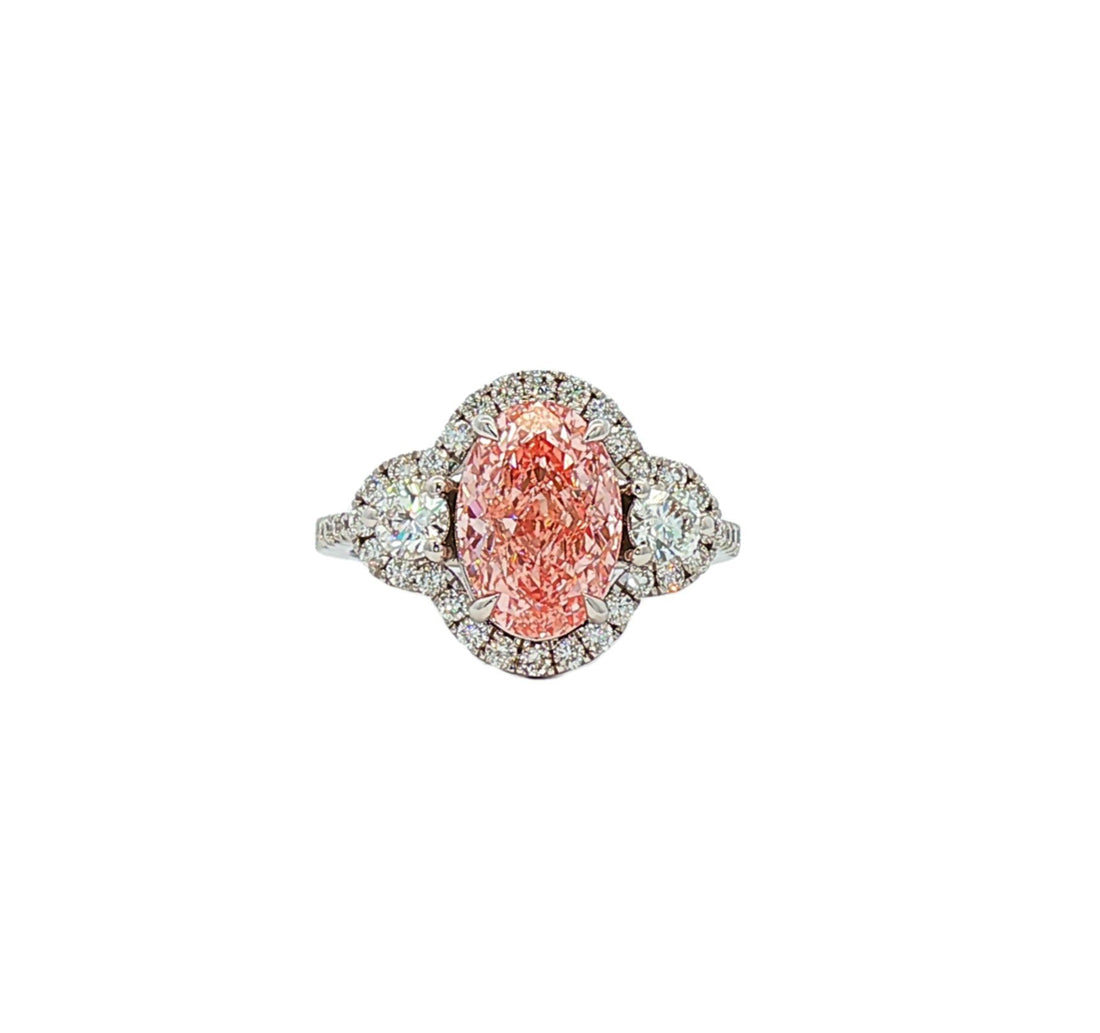 14kt White Gold Lab Diamond Ring