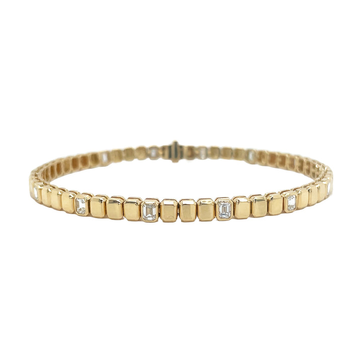18kt Yellow Gold Diamond Bracelet
