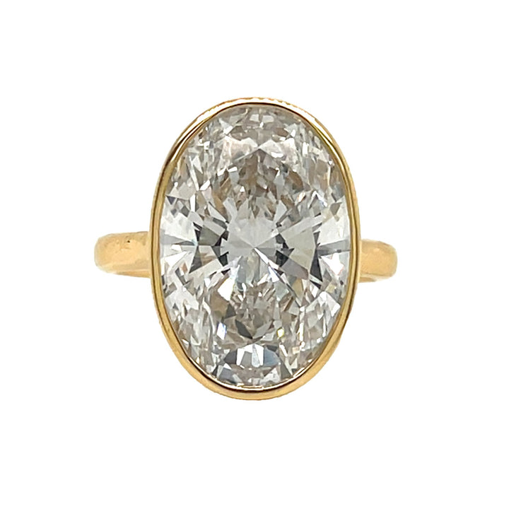 14kt Yellow Gold Lab Diamond Ring