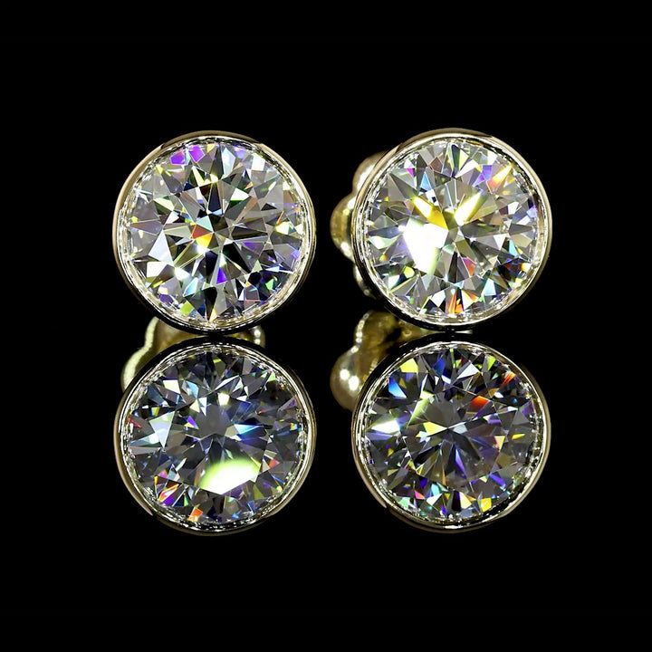 14kt Yellow Gold Lab Diamond Studs