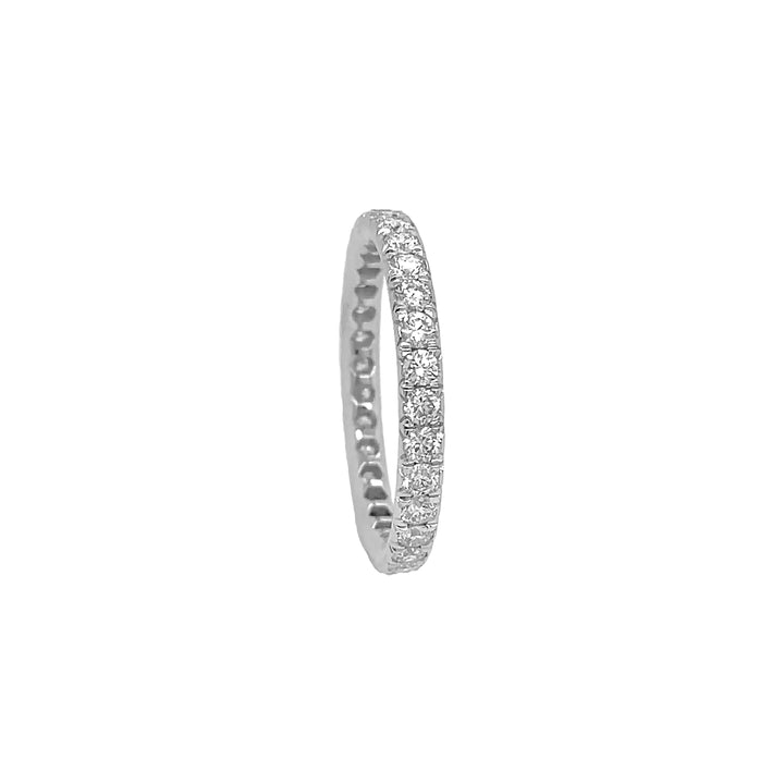 18kt White Gold Diamond Eternity Band