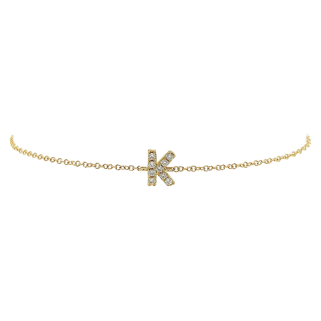 14kt Yellow Gold Diamond Bracelet