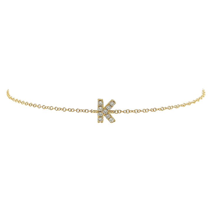 14kt Yellow Gold Diamond Bracelet