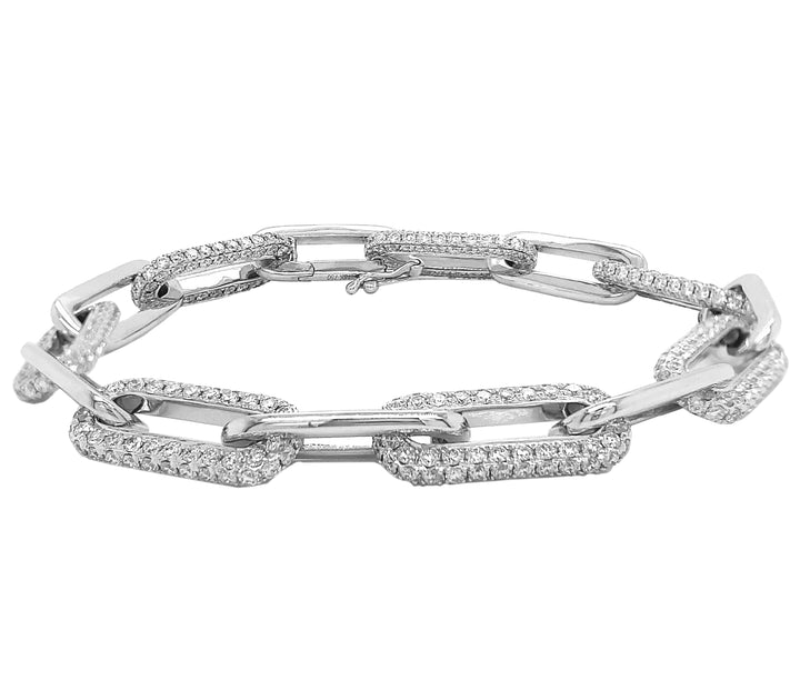 18kt White Gold Diamond Bracelet