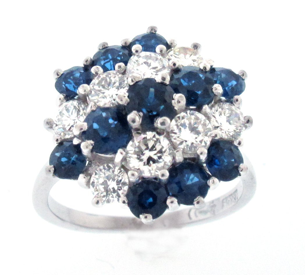 Platinum Sapphire Ring