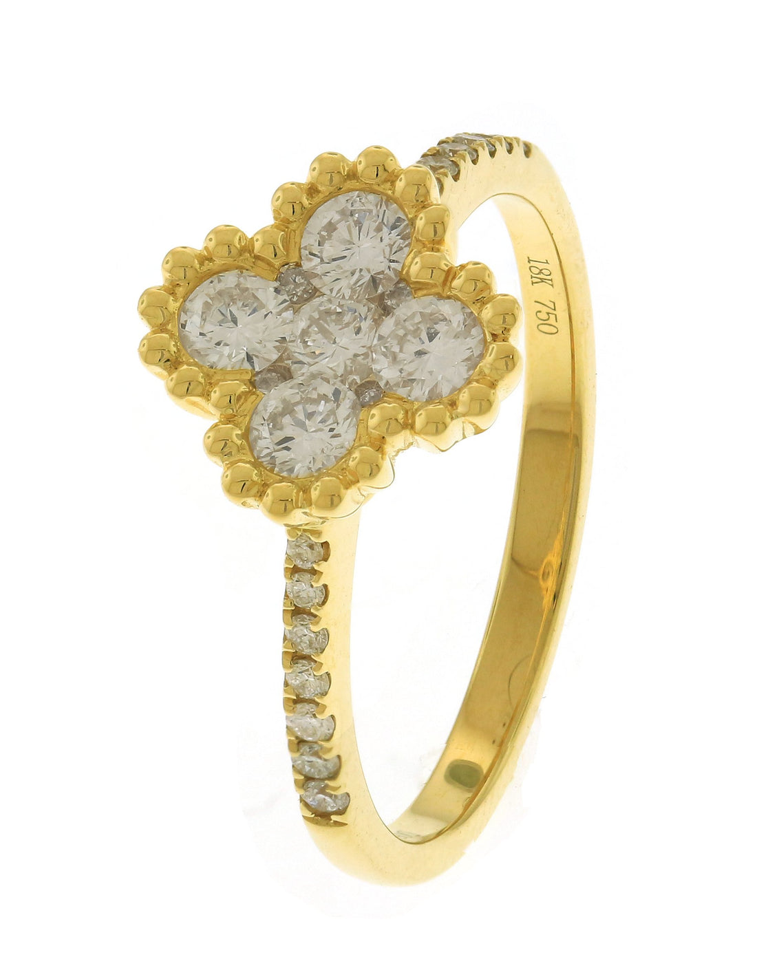 18kt Yellow Gold Diamond Ring