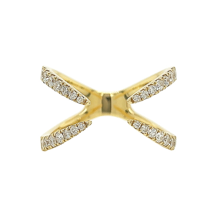 18kt Yellow Gold Diamond Ring