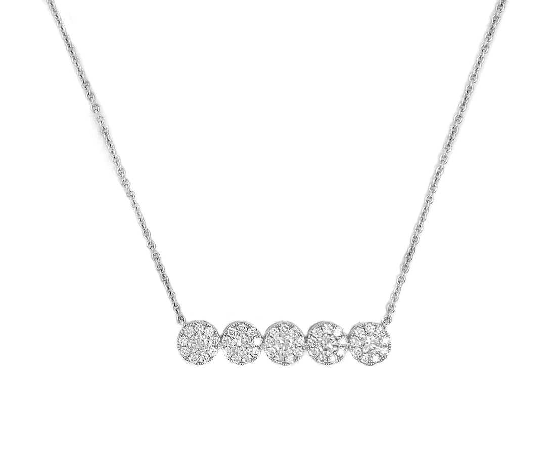 18kt White Gold Diamond Pendant