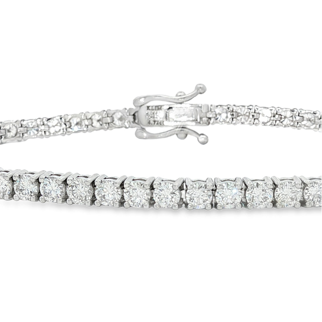 14kt White Gold Lab Diamond Tennis Bracelet