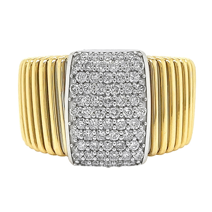 18kt Yellow Gold Diamond Ring