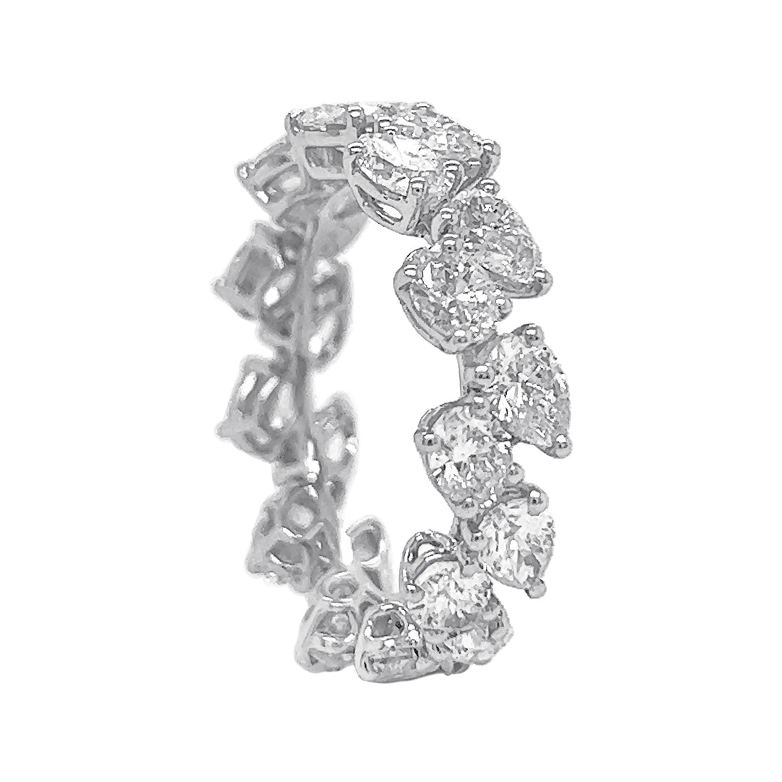 18kt White Gold Diamond Eternity Band