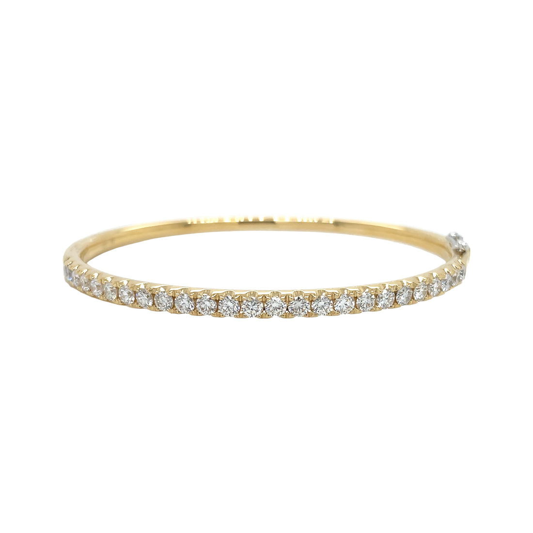 18kt Yellow and White Gold Diamond Bangle