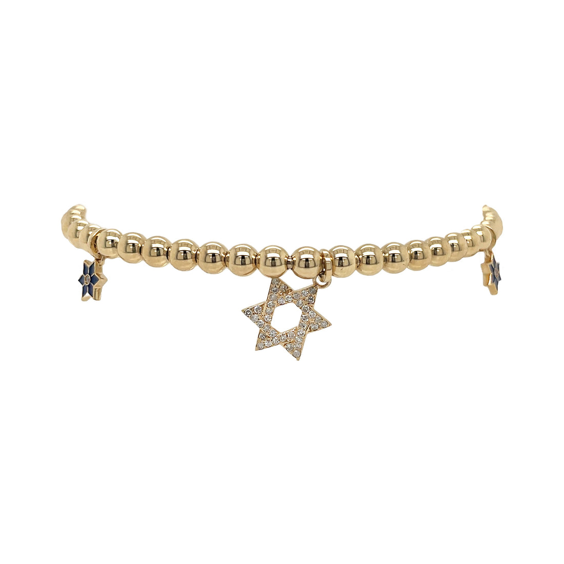 14kt Yellow Gold Diamond Bracelet
