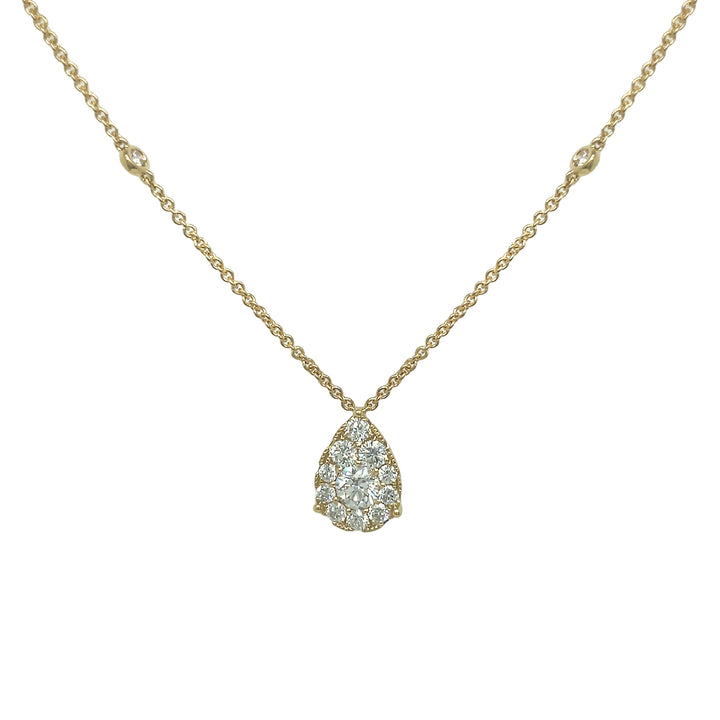 18kt Yellow Gold Diamond Pendant