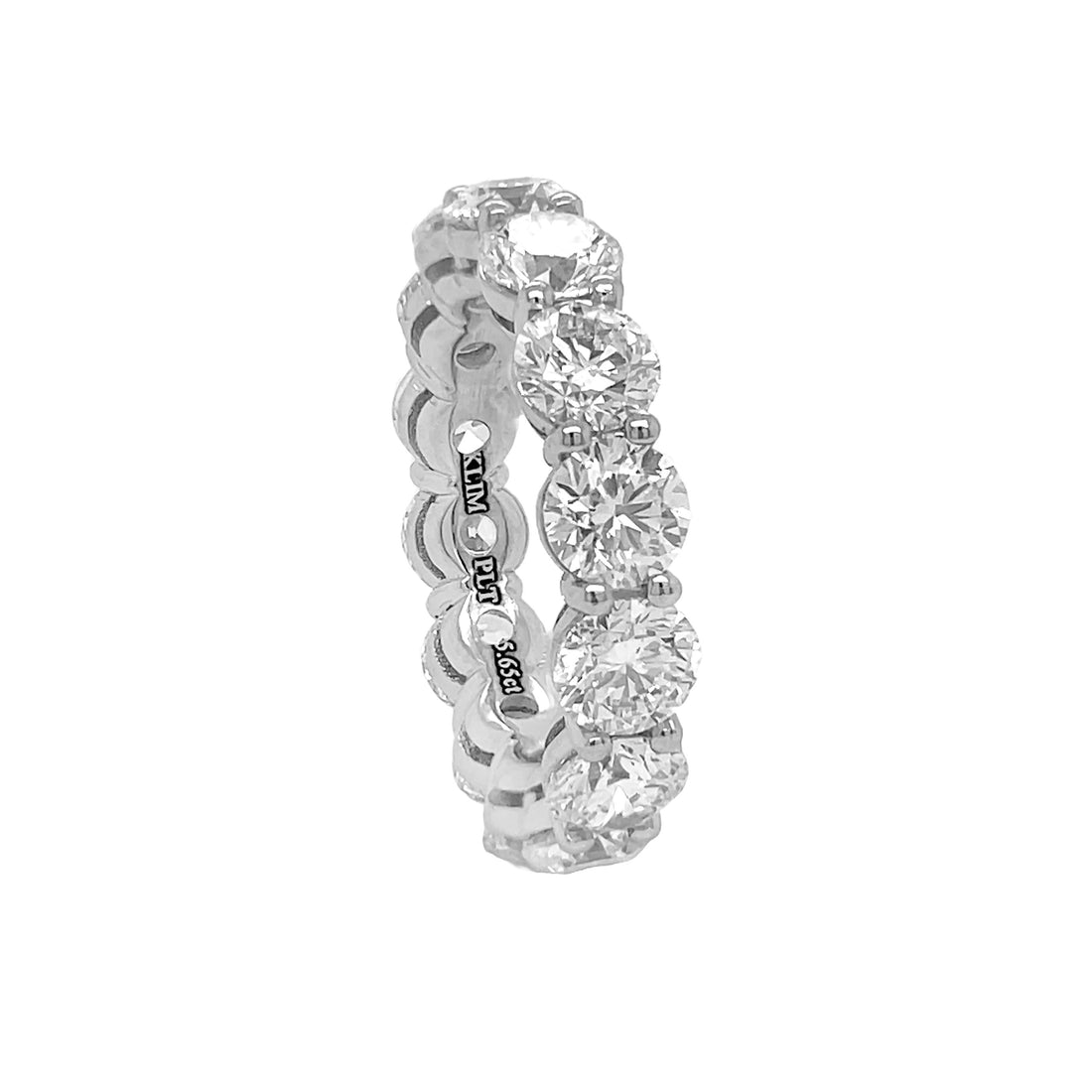 Platinum Diamond Eternity Band