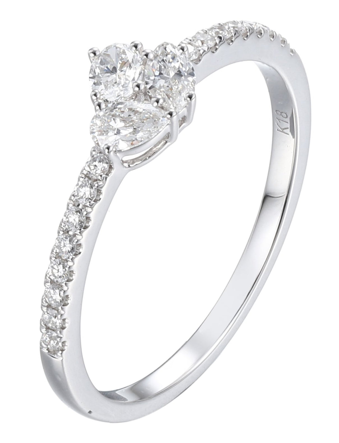 18kt White Gold Diamond Ring