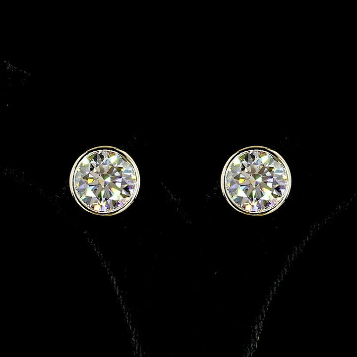 14kt Yellow Gold Lab Diamond Studs