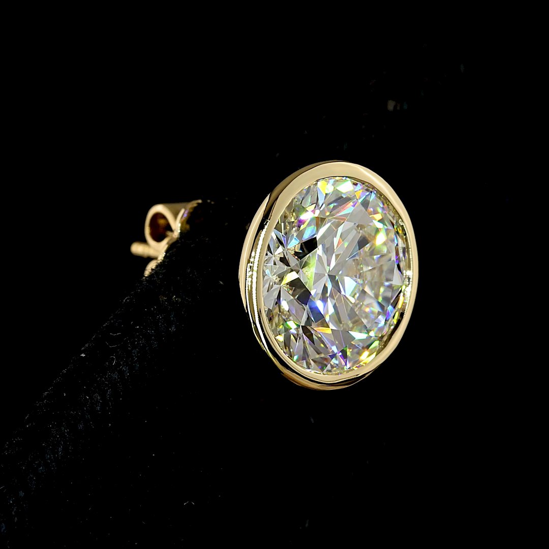 14kt Yellow Gold Lab Diamond Studs