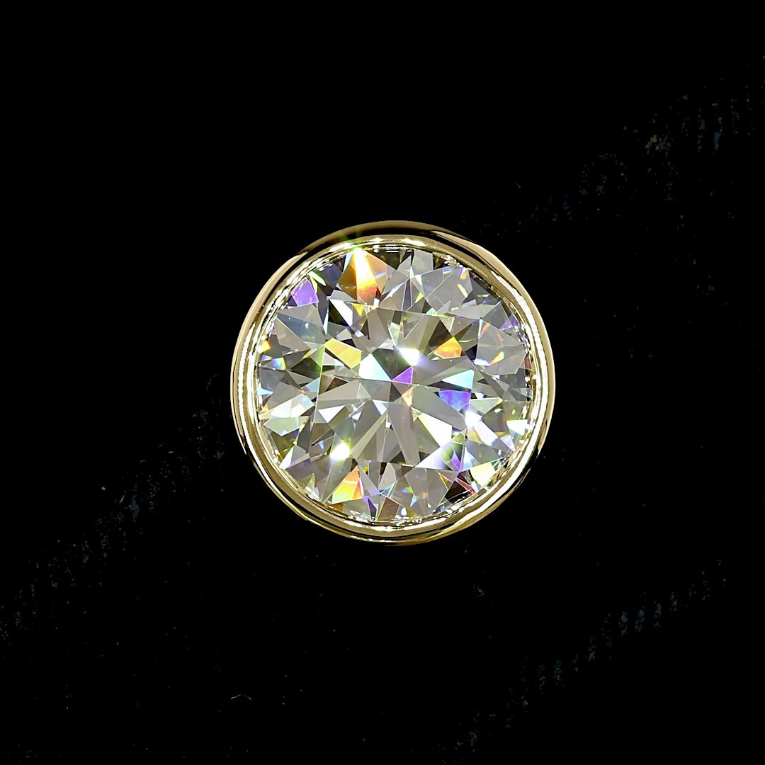 14kt Yellow Gold Lab Diamond Studs