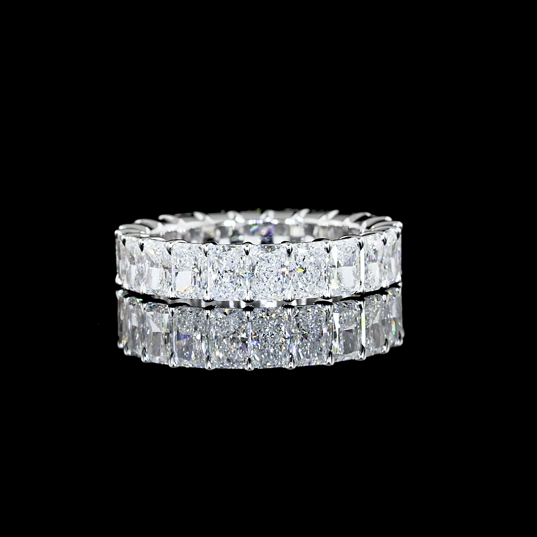 14kt White Gold Lab Diamond Eternity Band