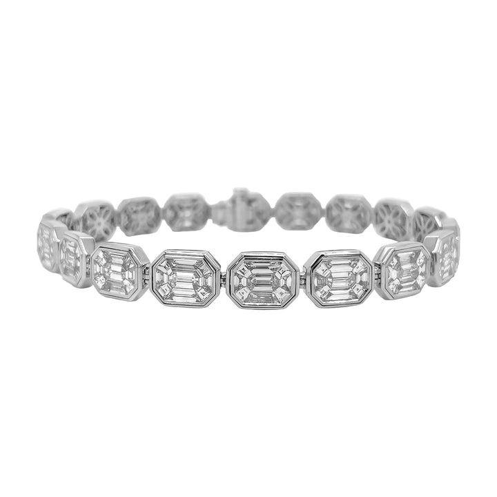 18kt White Gold Diamond Bracelet