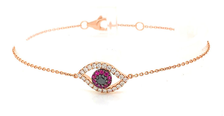 18kt Rose Gold Diamond Bracelet