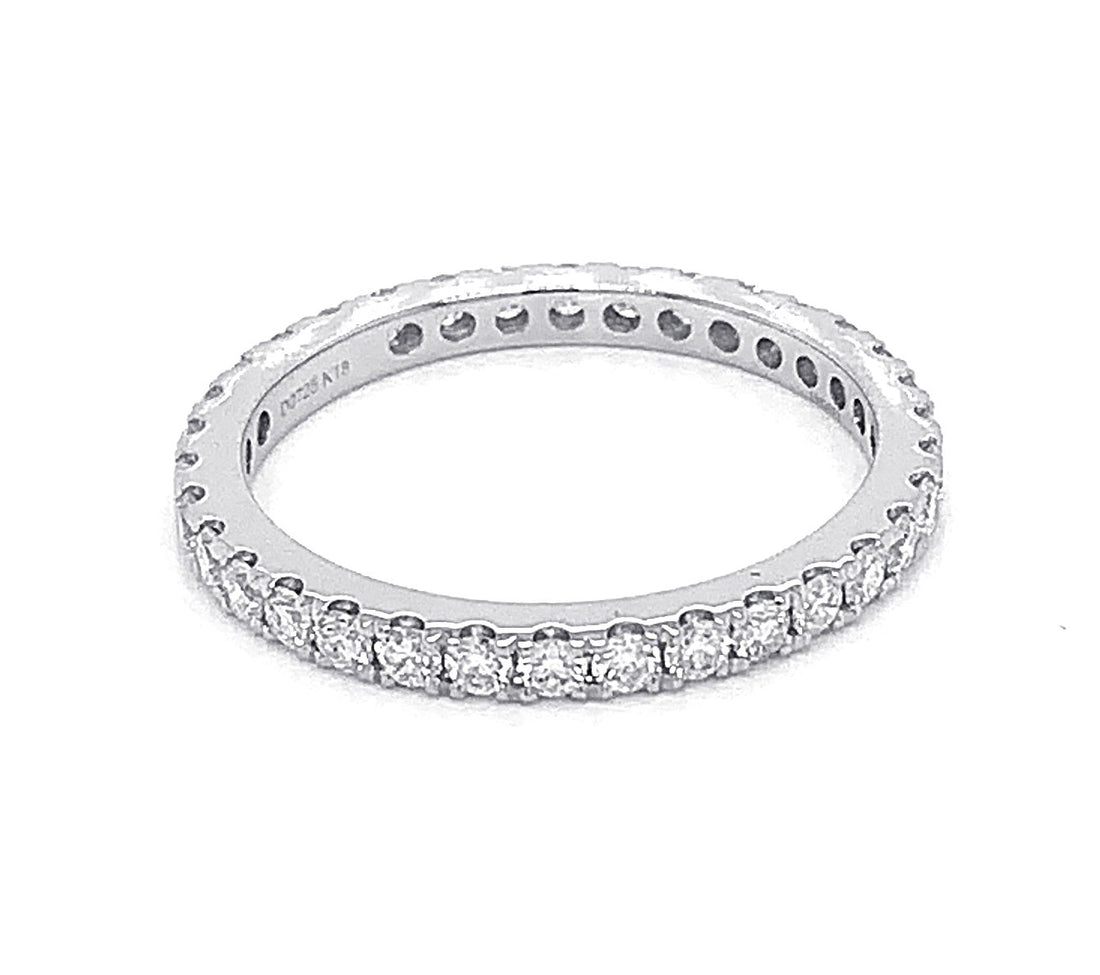 18kt White Gold Diamond Eternity Band