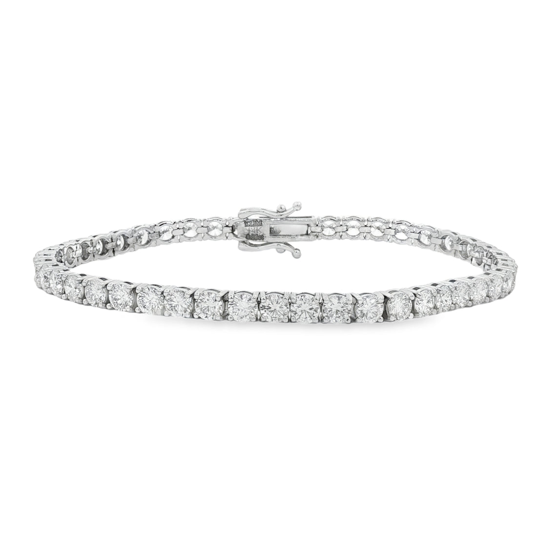 14kt White Gold Lab Diamond Tennis Bracelet