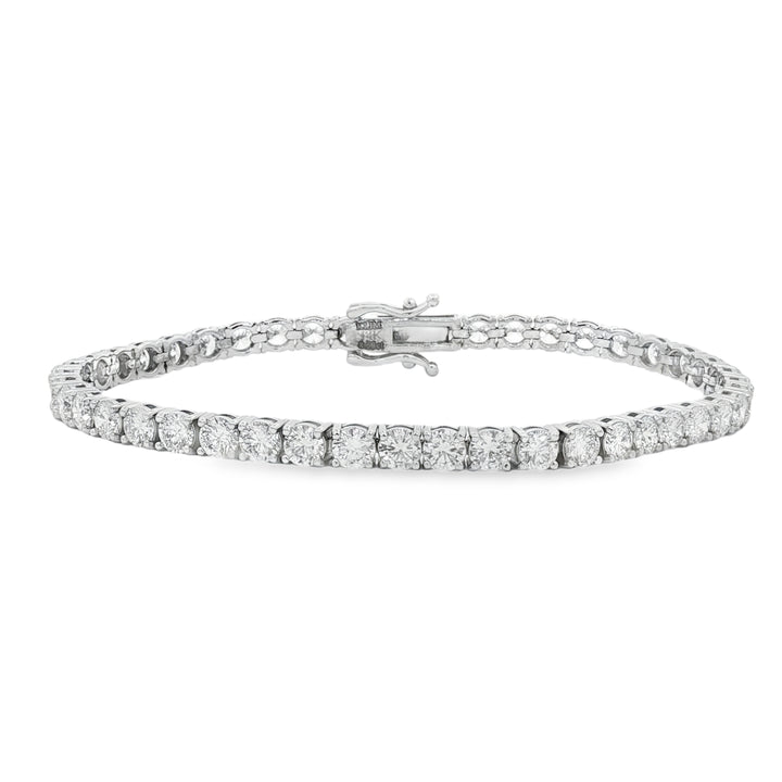 14kt White Gold Lab Diamond Tennis Bracelet