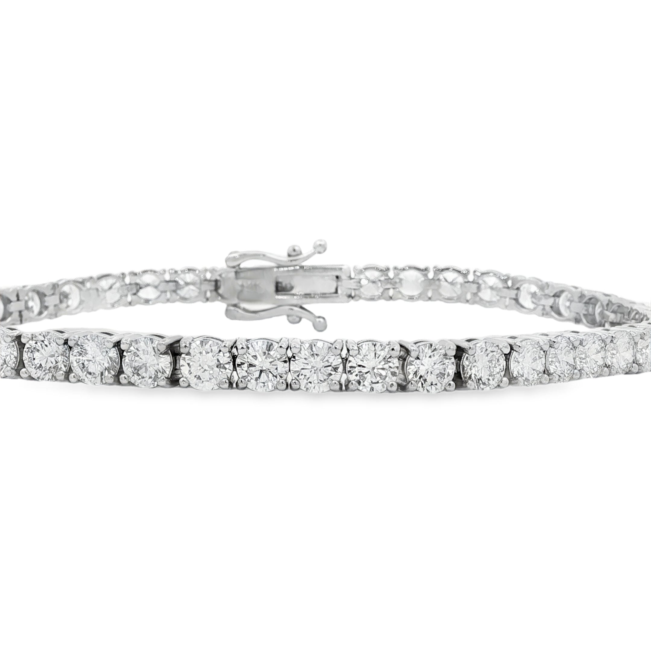 14kt White Gold Lab Diamond Tennis Bracelet