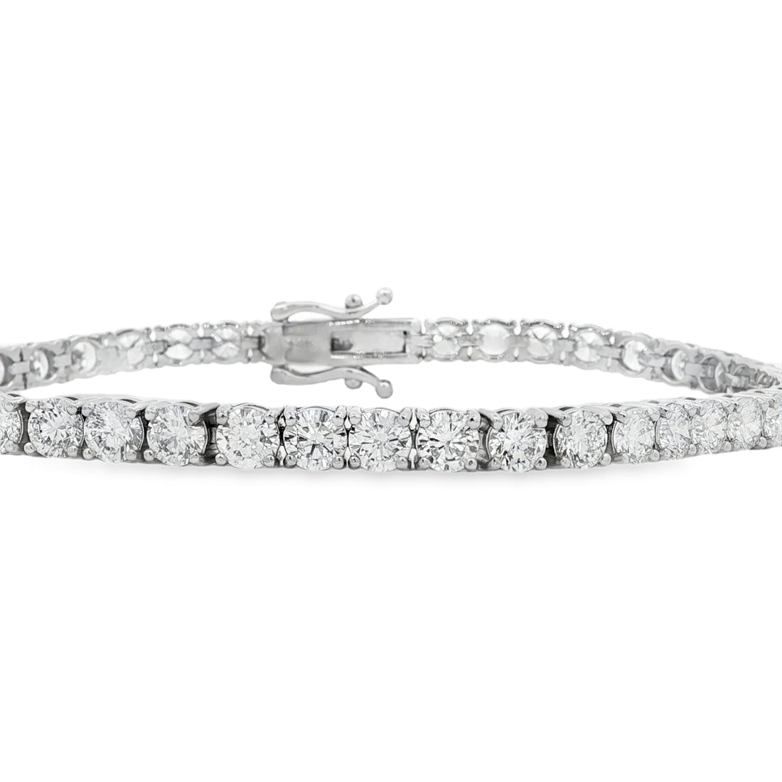 14kt White Gold Lab Diamond Tennis Bracelet