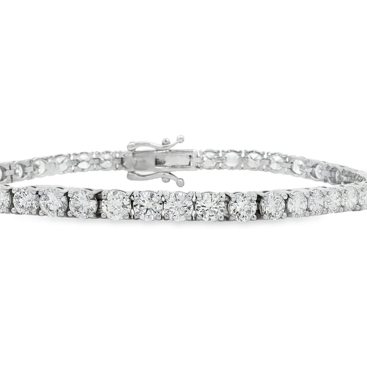14kt White Gold Lab Diamond Tennis Bracelet