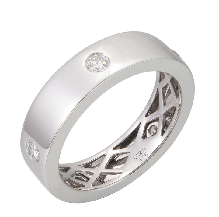18kt White Gold Diamond Band