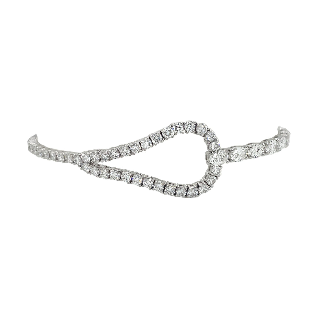18kt White Gold Diamond Bracelet