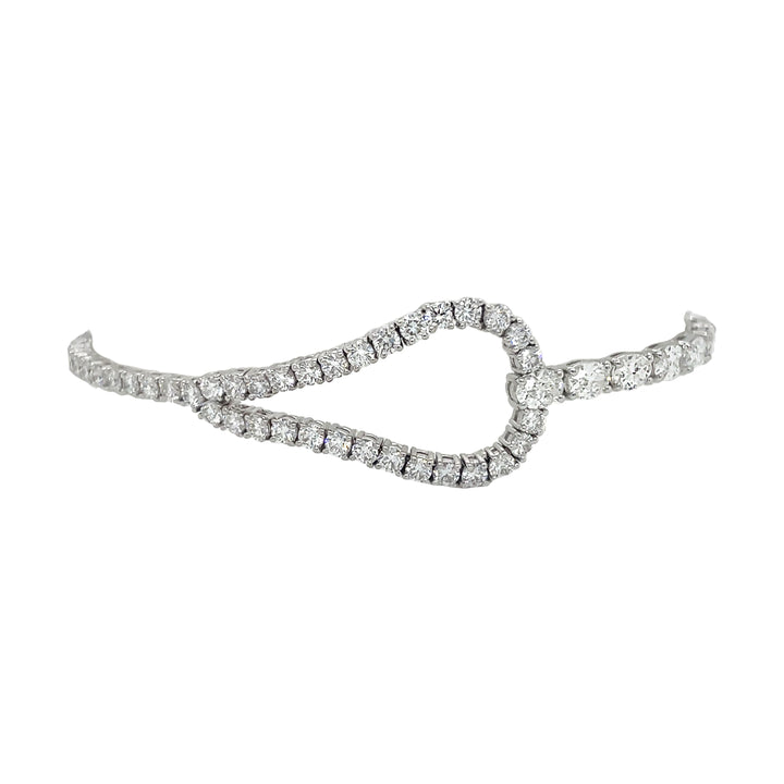 18kt White Gold Diamond Bracelet