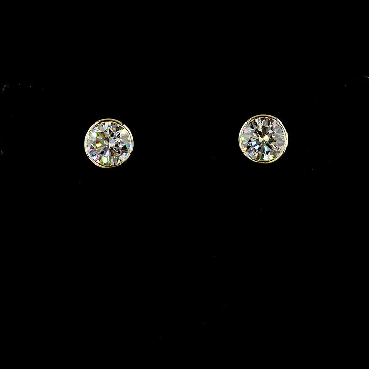 14kt Yellow Gold Lab Diamond Studs