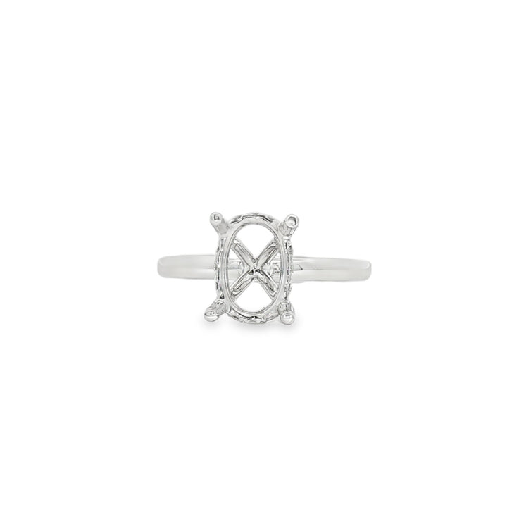 18kt White Gold Diamond Semi-Mount