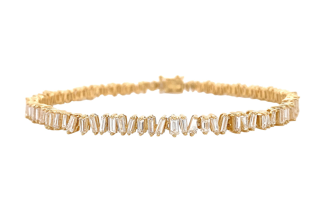 18kt Yellow Gold Diamond Bracelet