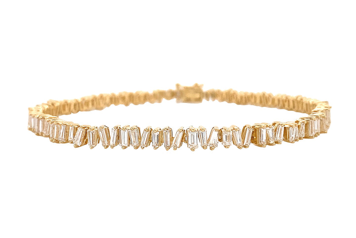 18kt Yellow Gold Diamond Bracelet