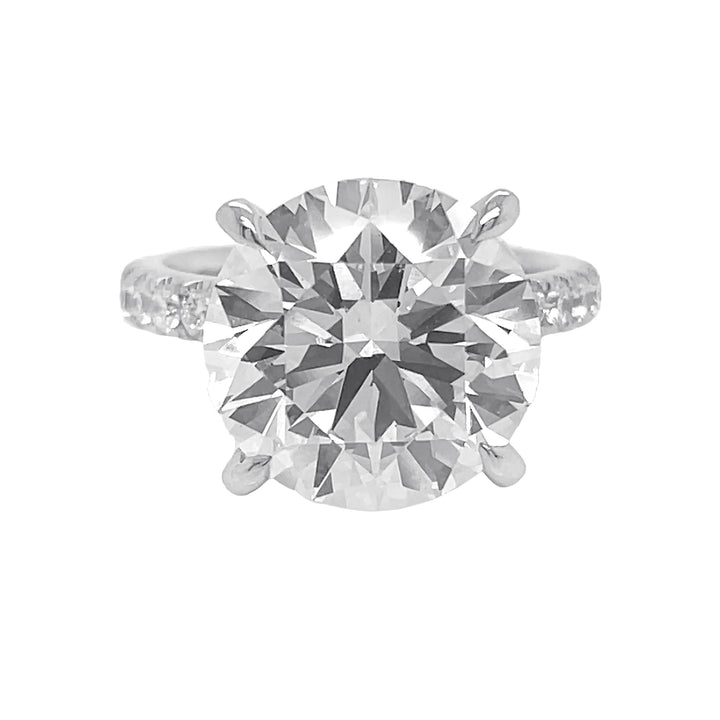 4kt White Gold Lab Diamond Ring