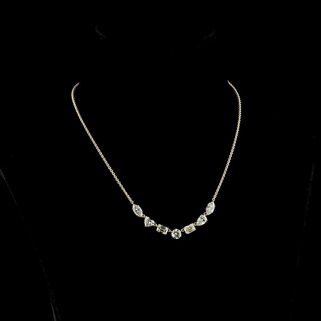14kt Yellow Gold Lab Diamond Pendant