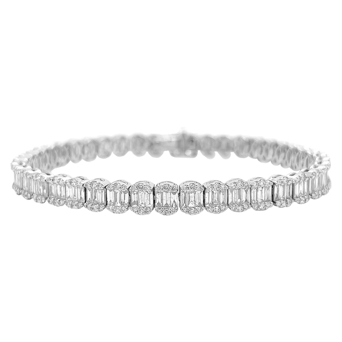 18kt White Gold Diamond Bracelet