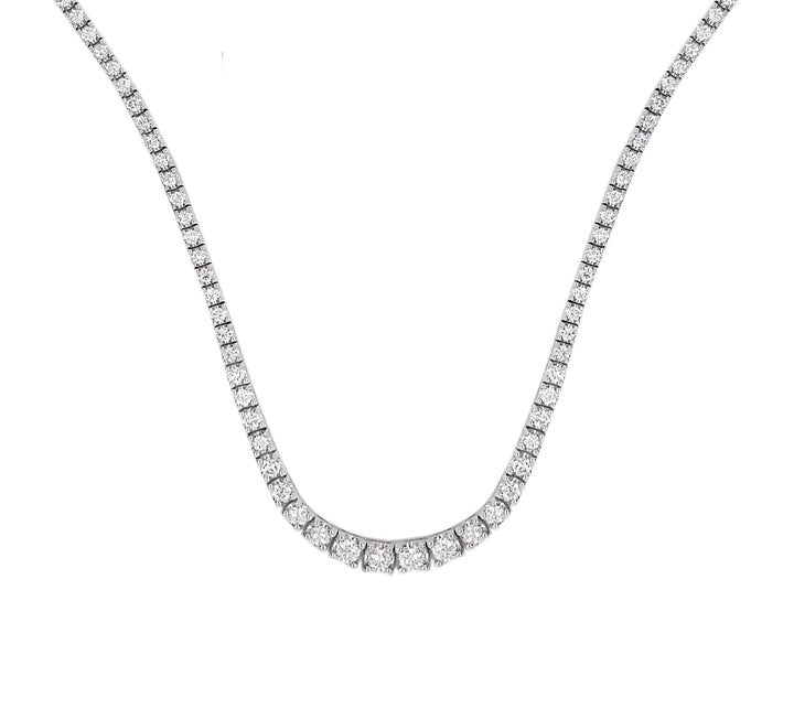 18kt White Gold Diamond Necklace
