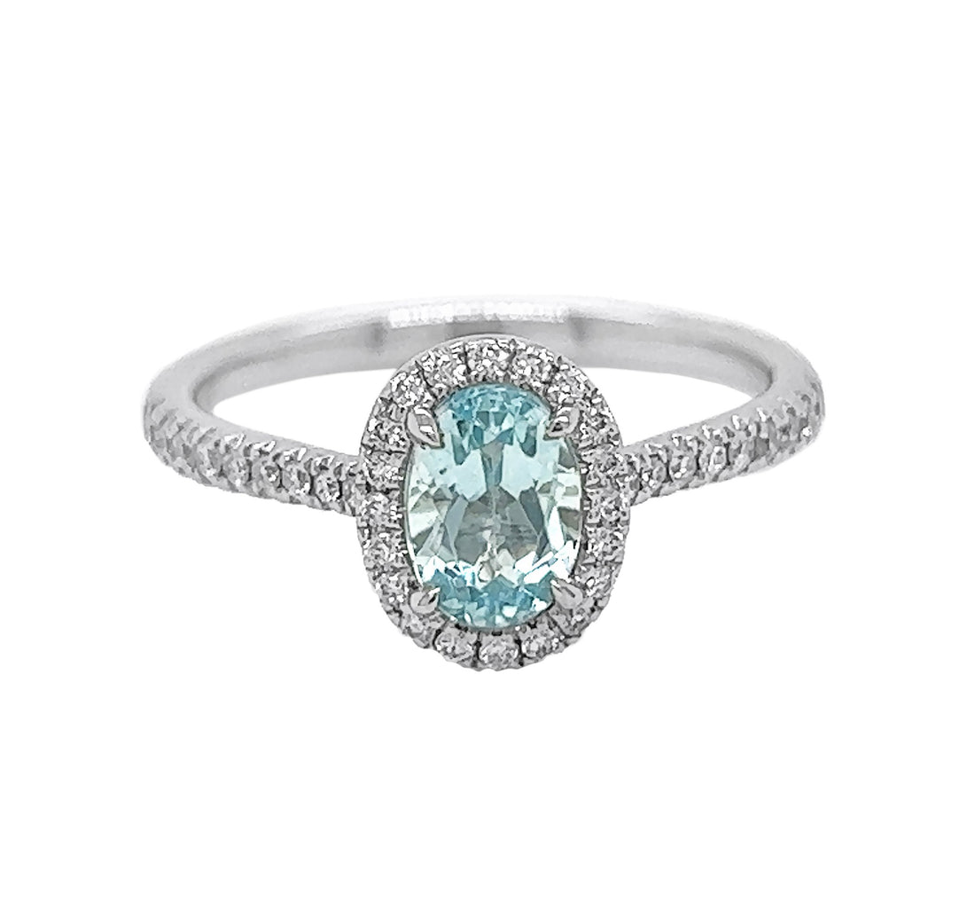 18kt White Gold Diamond Earrings