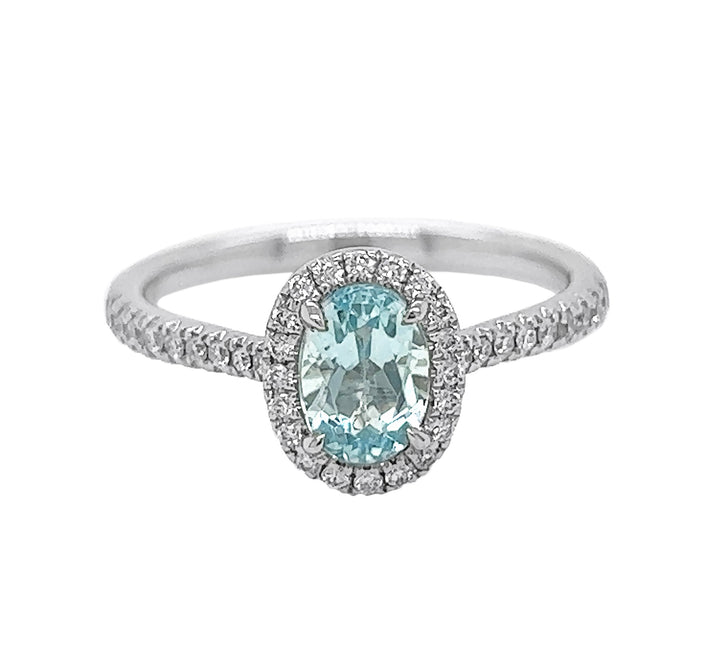 18kt White Gold Diamond Earrings
