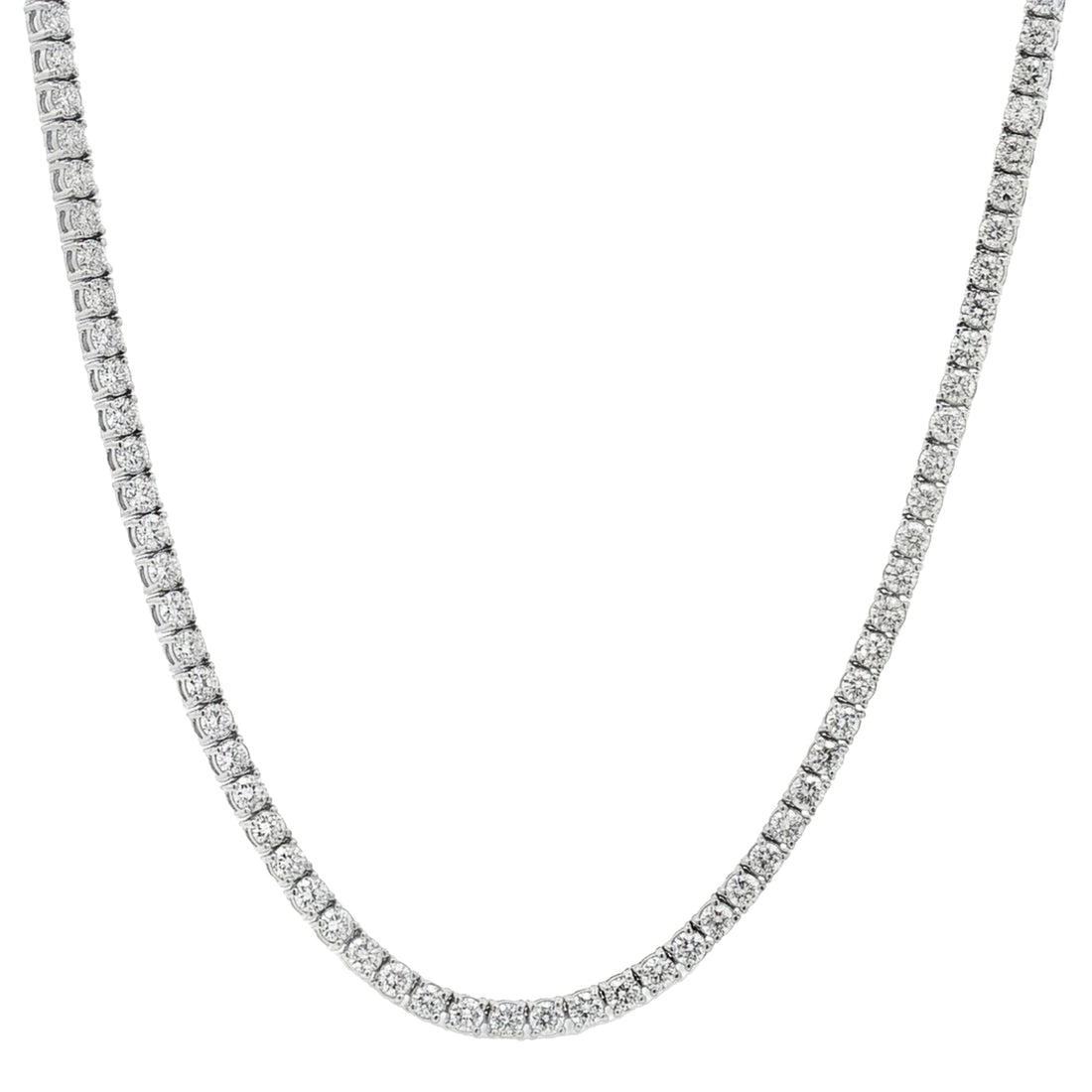 14kt White Gold Lab Diamond Tennis Necklace